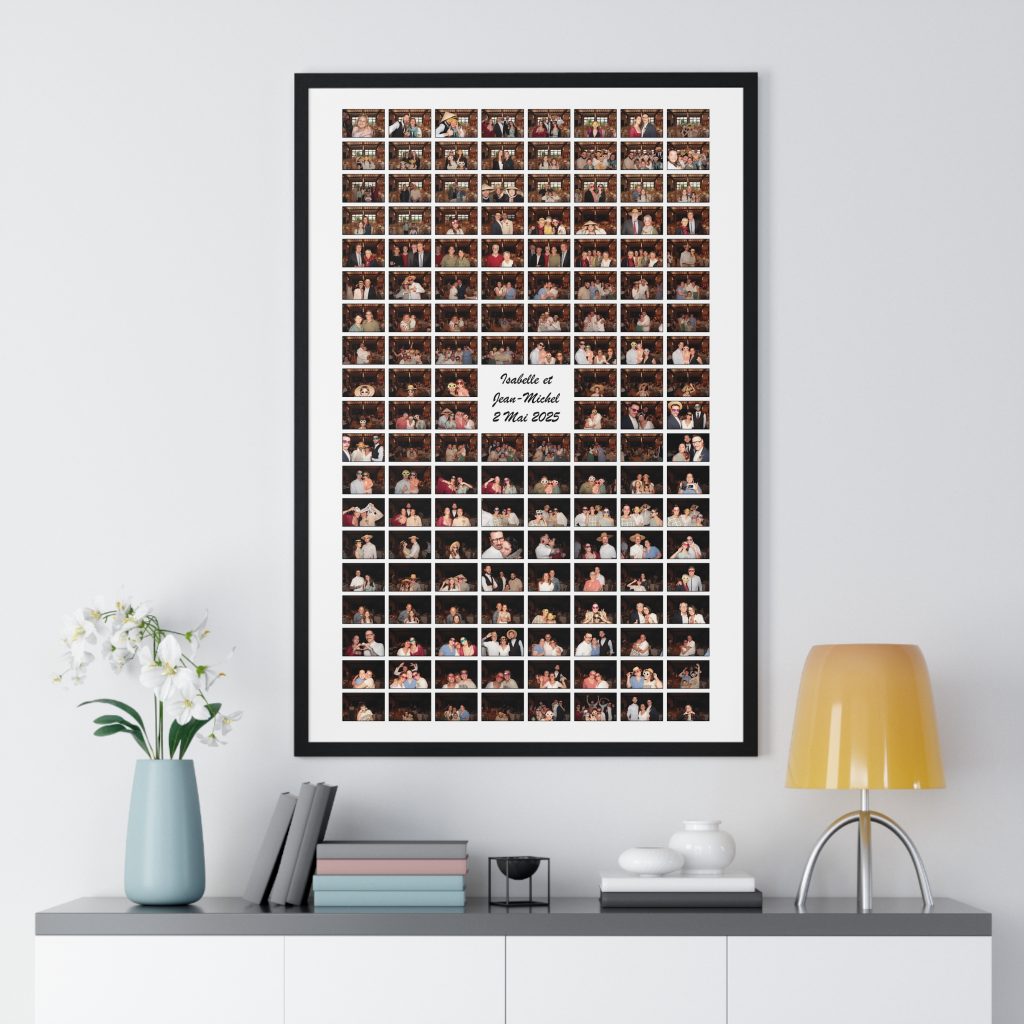 MémoBooth poster encadré